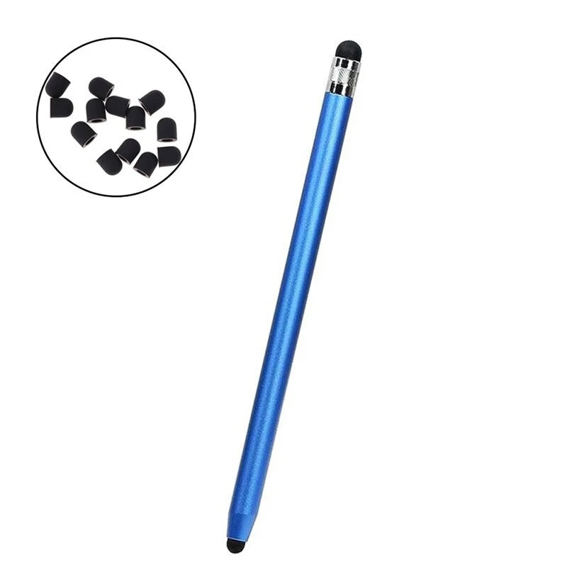 Universal Pencil Double Silicon Head Touch Capacitive Screen Stylus Qme