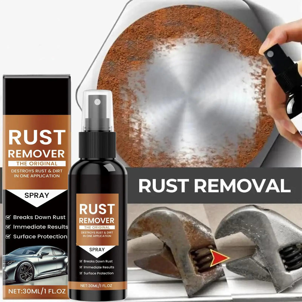 Household Rust Cleaner For Metal Rust Dissolver For Metal Effective Concentrated 1 Fl.oz /30ml Fast-Acting Long-Lasting Cleaner Qme