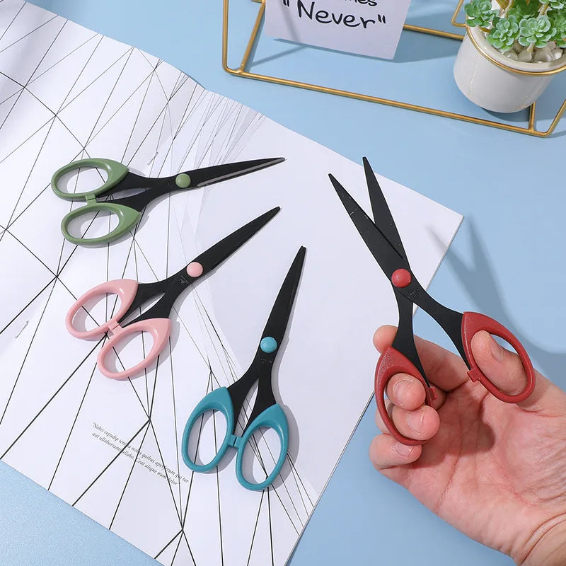 1 pc/set Stainless Steel Ultra Sharp Blades and Comfort Grip Handles Scissors - For Office, Home, School, Sewing, And Crafts Qme