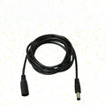 5pcs Copper monitoring power extension cord DC power cord 1/1.5/2/3/5 meter DC public bus DC5.5 * 2.1 Qme black 1m