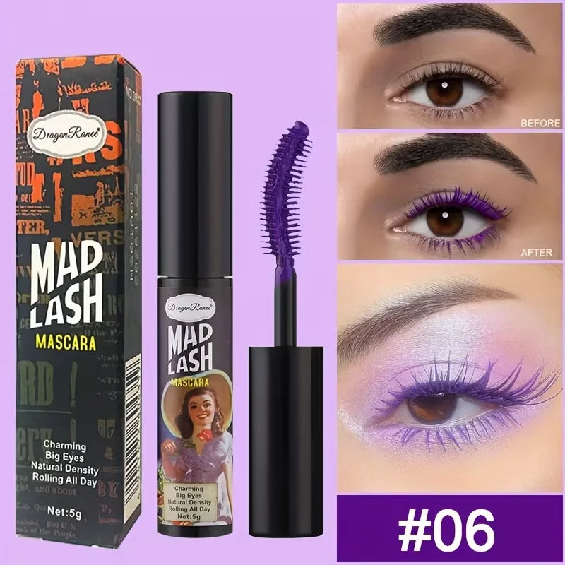 Colorful Slender Mascara Waterproof Fast Drying Curling Eyelashes Qme