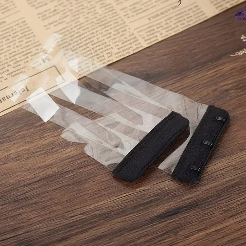 Elastic Invisible Women Non Slip Buckle Bra Extender 3 Hook Extension Qme A1 one size