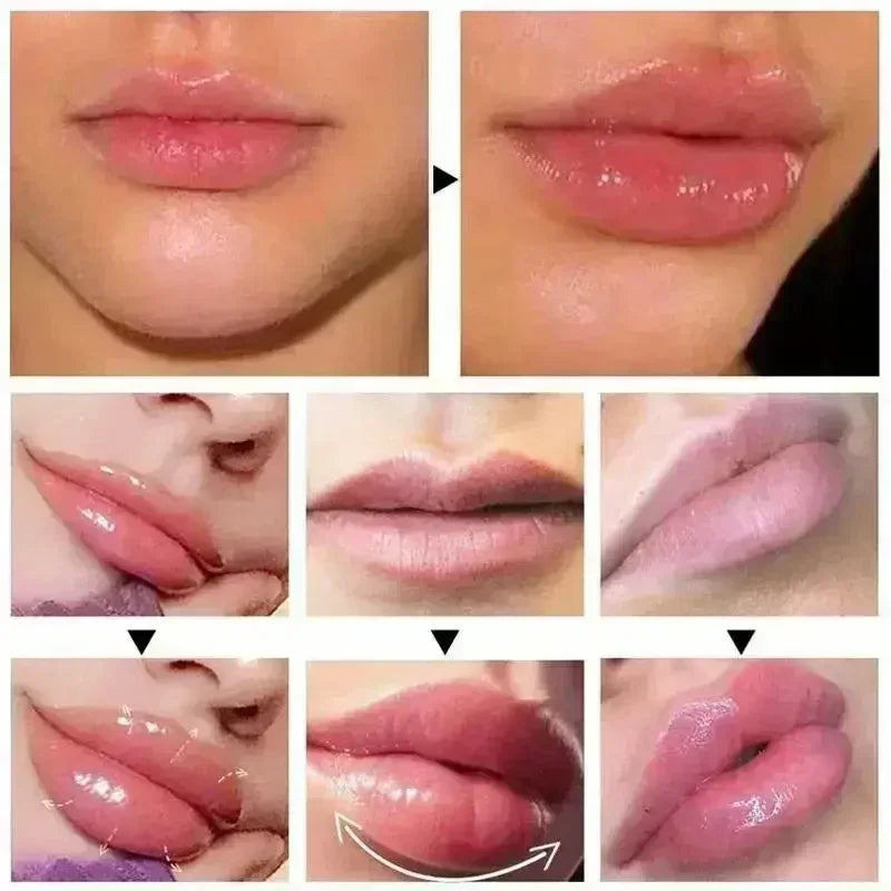 1/2Pcs Ginger And Mint Lip Plumper Oil Radiant,Plumping Lip Volumizing Serum for Smoother,Fuller Lips for Youthful and Sexy Look Qme