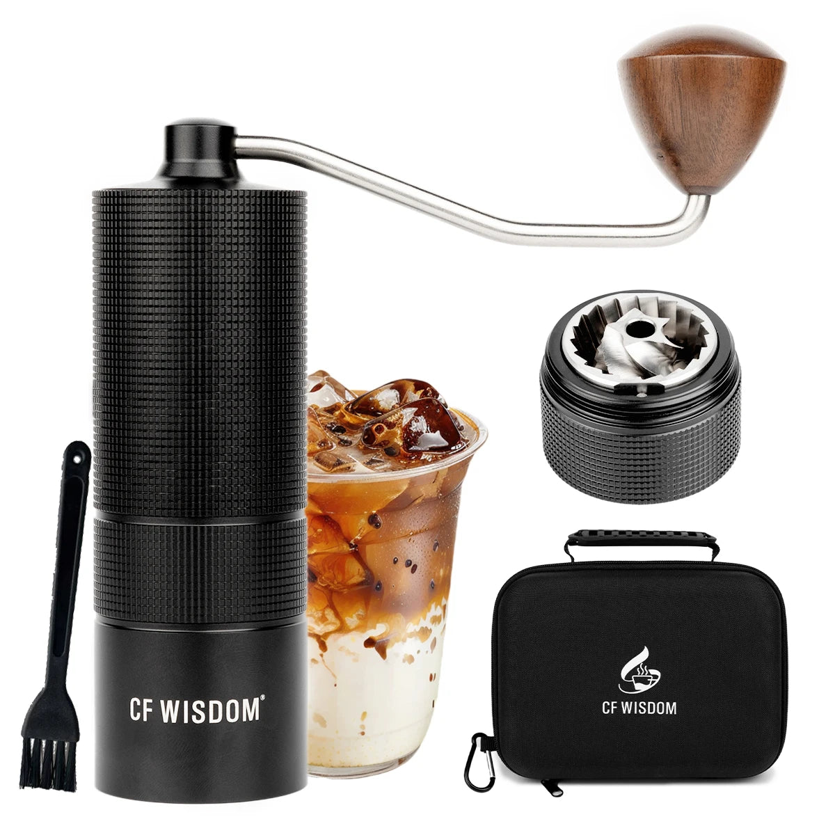 Coffee Grinder Premium Bean Manual Outer Box Thanksgiving Christmas Qme ZM-QB03-STD