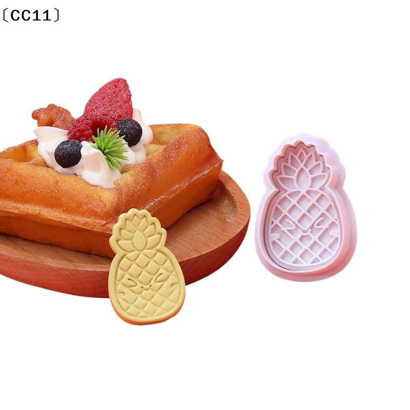 Cute Pineapple Summer Clay Cutters Reusable Plastic Molds Handmade Qme