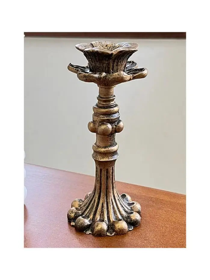 Classic French Gold Candle Holder European Antique Art Decor Elegant Qme C M 1Pc