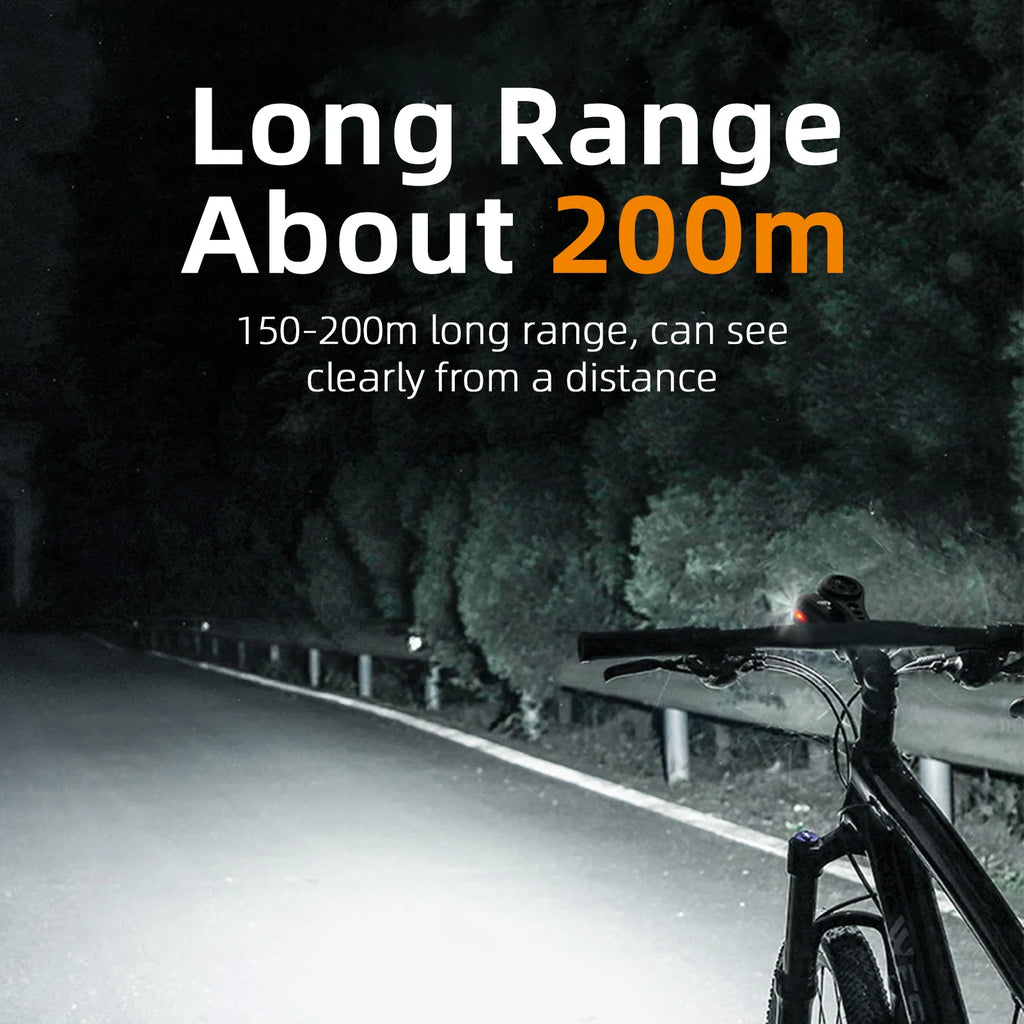 LED Bicycle Lights for Night Riding Lights Rechargeable Waterproof Bicycle Front Light with Rotating Mount 400LM 2000mAh Lights Qme