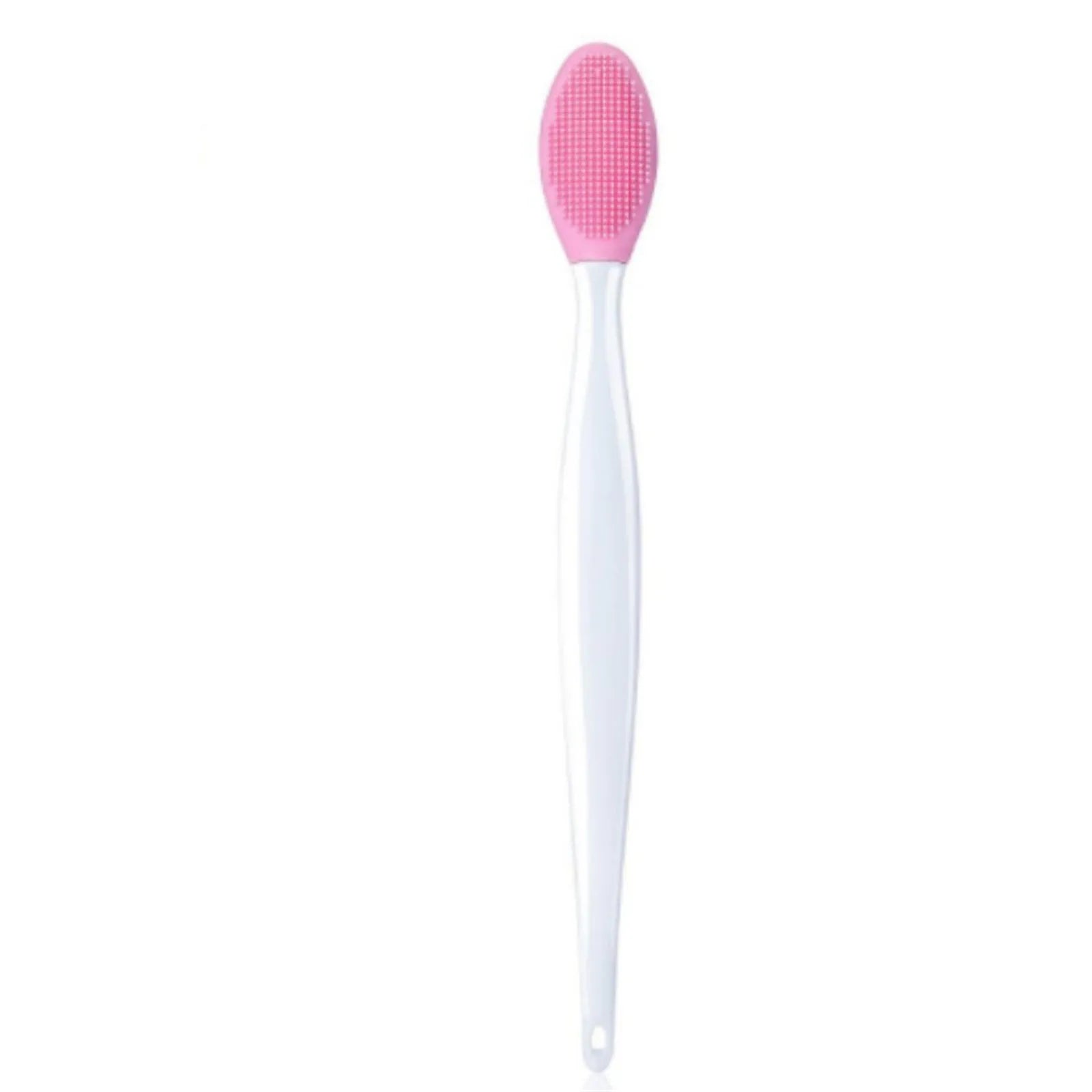 4pcs Skin Care New Fashion Design Nose Double-Sided Tool Silicone Lip Scrub Exfoliator Brush make up brushes makeup brush set Qme Pink