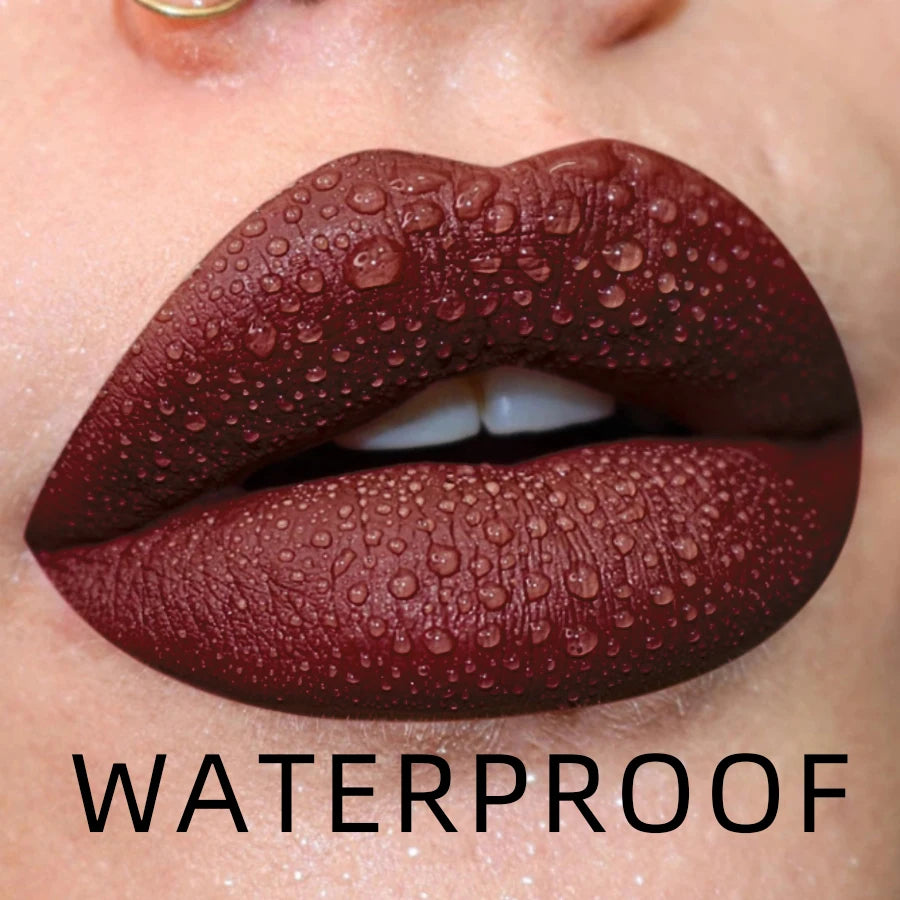 19-color Matte Lip Gloss Nude Liquid Lipstick Waterproof Long Lasting Qme 13
