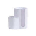 Cotton Swabs Storage Box Makeup Round Pad Holder Desktop Organizer Make Up Sponges Container Nail Art Tools Makeup Supplies Qme A