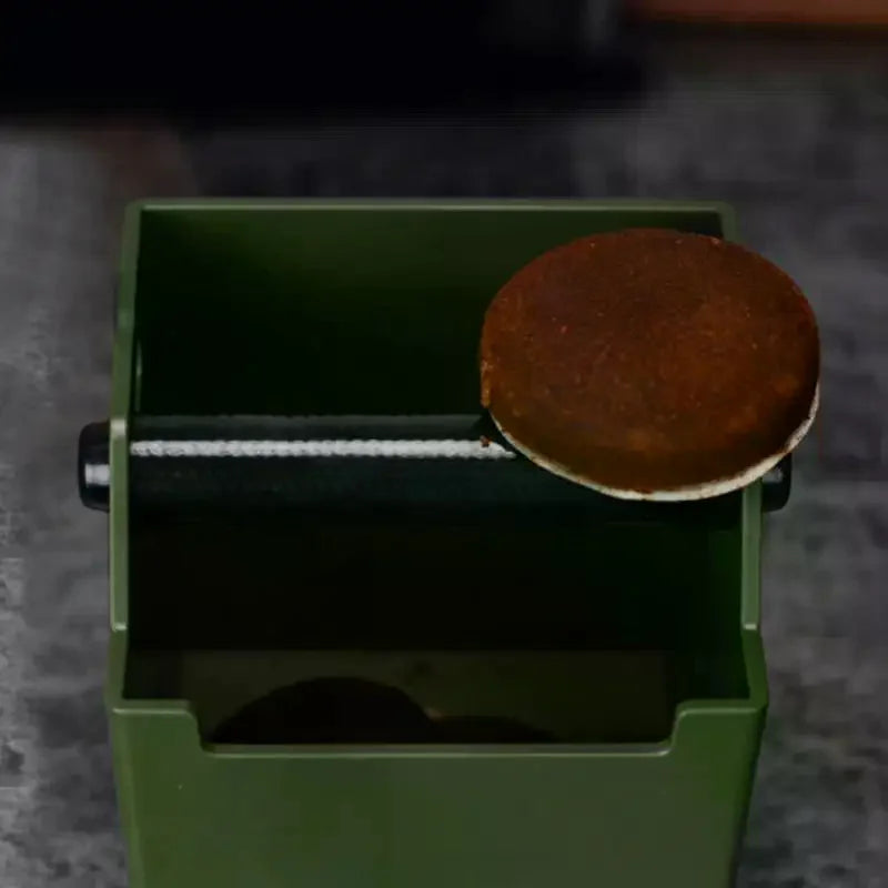 Coffee Knock Box Espresso Grounds Container Anti Slip Espresso Dump Bin Grind Barista Goods Cafe Bar Accessor Grind Waste Bin Qme
