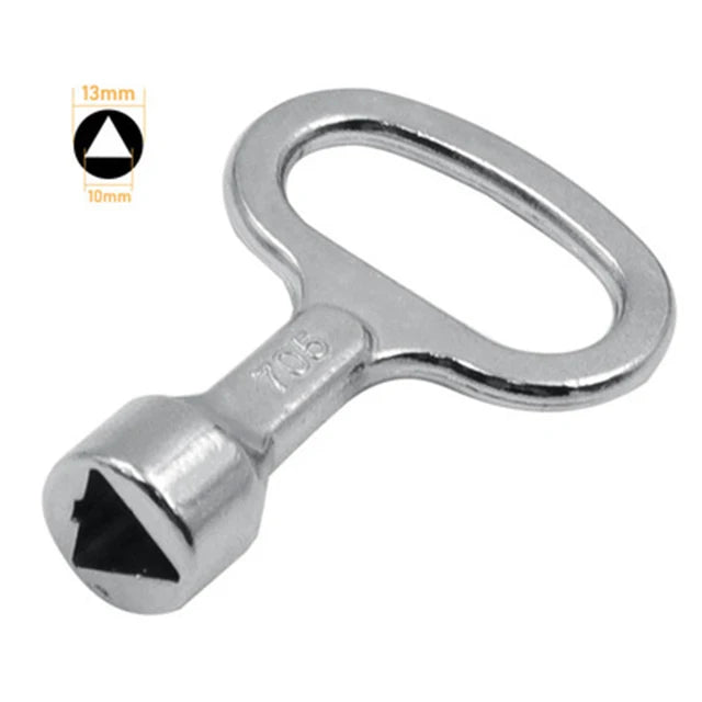 Torque Wrench Key Plumber Triangle Electric Cabinet Subway Train Qme Triangle lock
