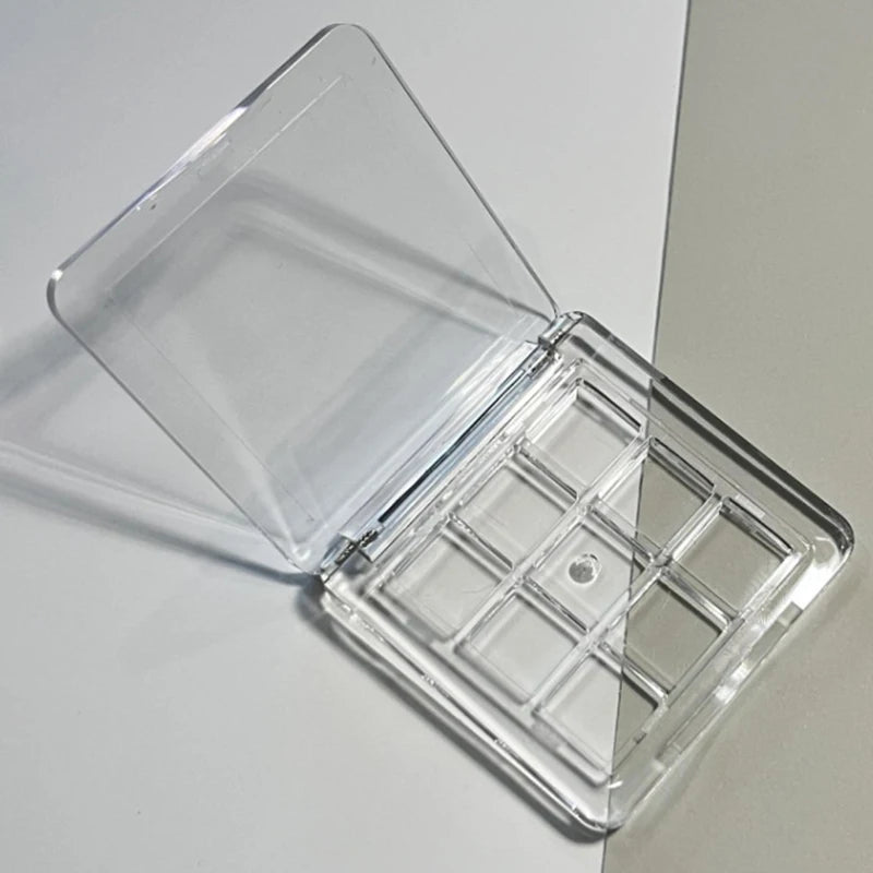 9 Grids Empty Eyeshadow Case Palette Eye Makeup Storage Dish Women Qme Default Title