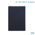 30 Sheets Spiral Sketch Book Acid A4 A5 A6 8K 16K Pad Drawing Qme A6