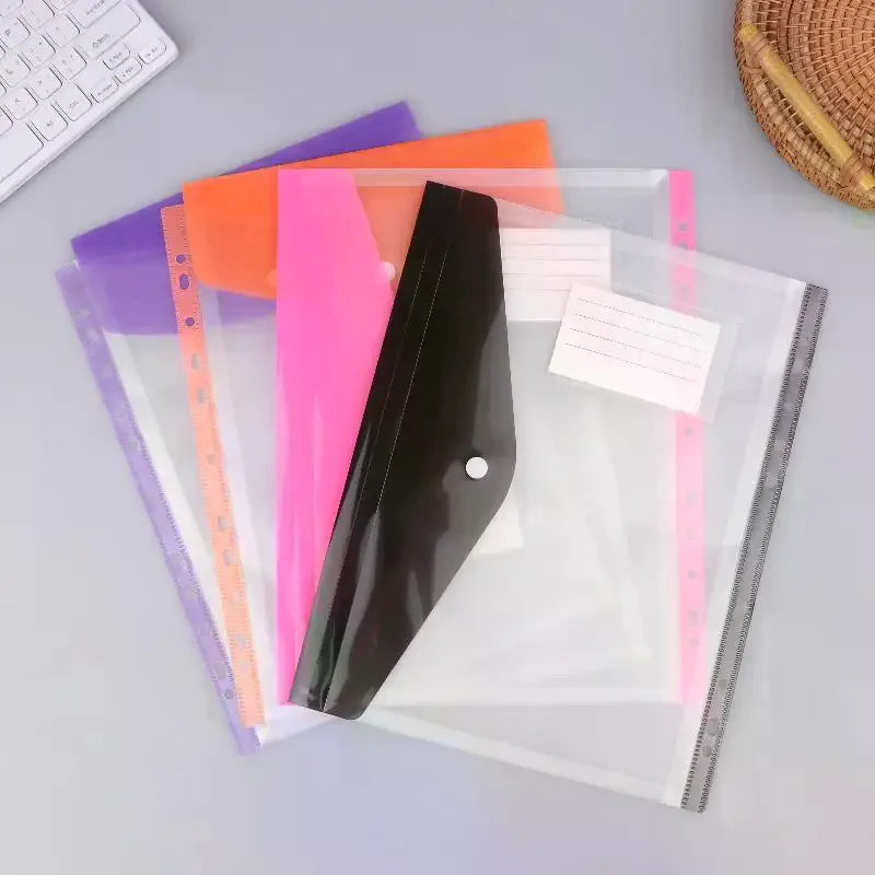 6 12 Packs A4 Binder Pocket Organizer Folders Expandable Plastic Qme