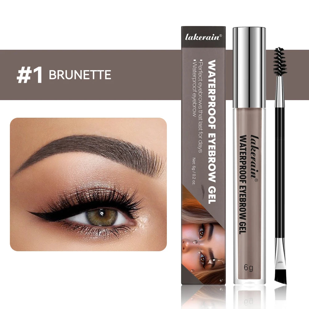 Waterproof Eyebrow Dyeing Gel Easy Eyebrows Long-lasting Qme 01 Brunette 6g