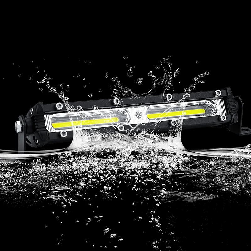 Car LED Work Light 12V 24V Spotlight Bar 6500K Strip Auto Truck Lorry Qme Default Title
