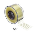 600PCS Double Eyelash Tape Invisible Eyelid Lift Band Self Adhesive Transparent Eyelid Decals Fiber Waterproof Eye Stickers Qme FS2