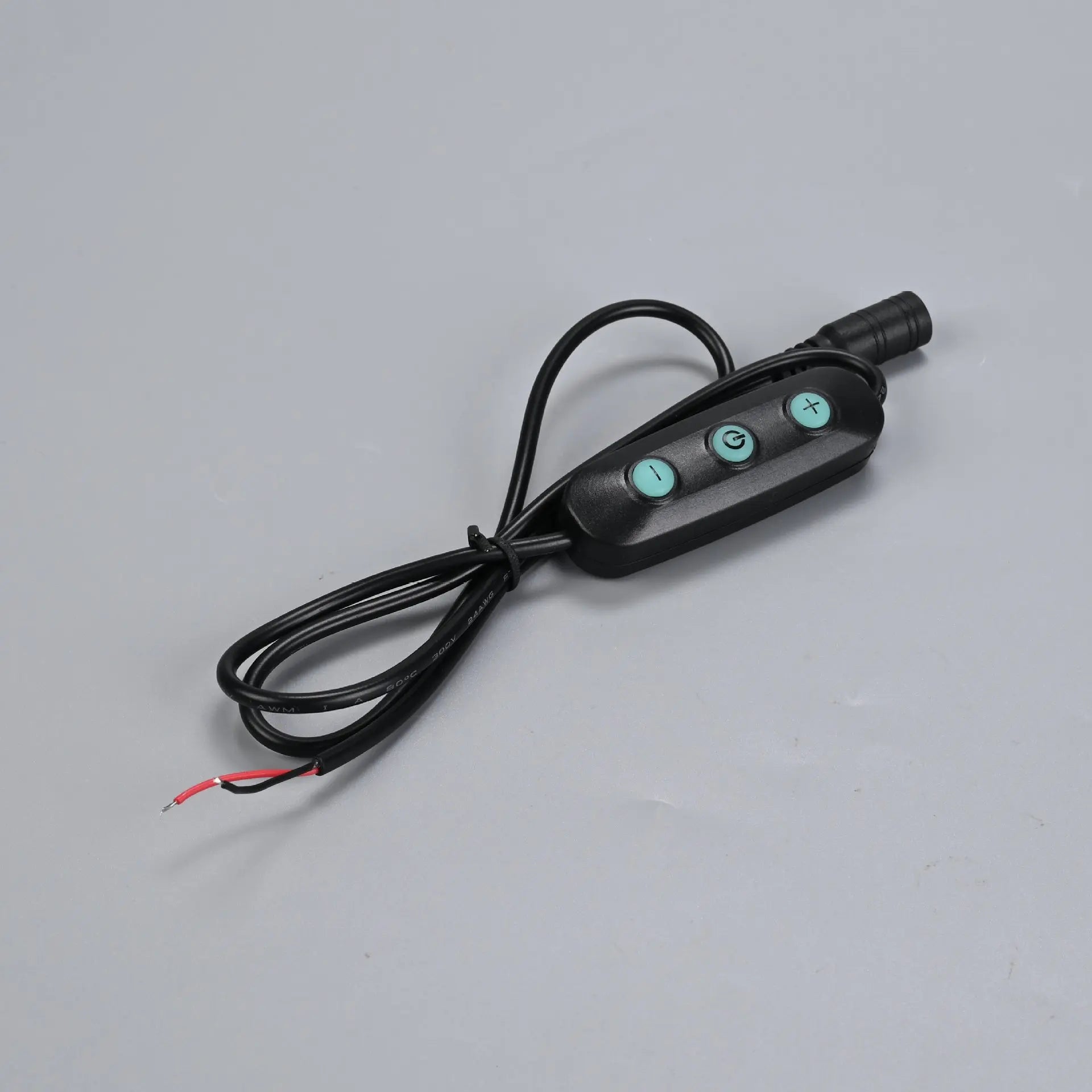 3PCS LED Strip Light 5V USB Cable with Touch Switch Dimmable Monochrome Power Supply Line Qme Black-Male Female DC-5.5x2.1mm