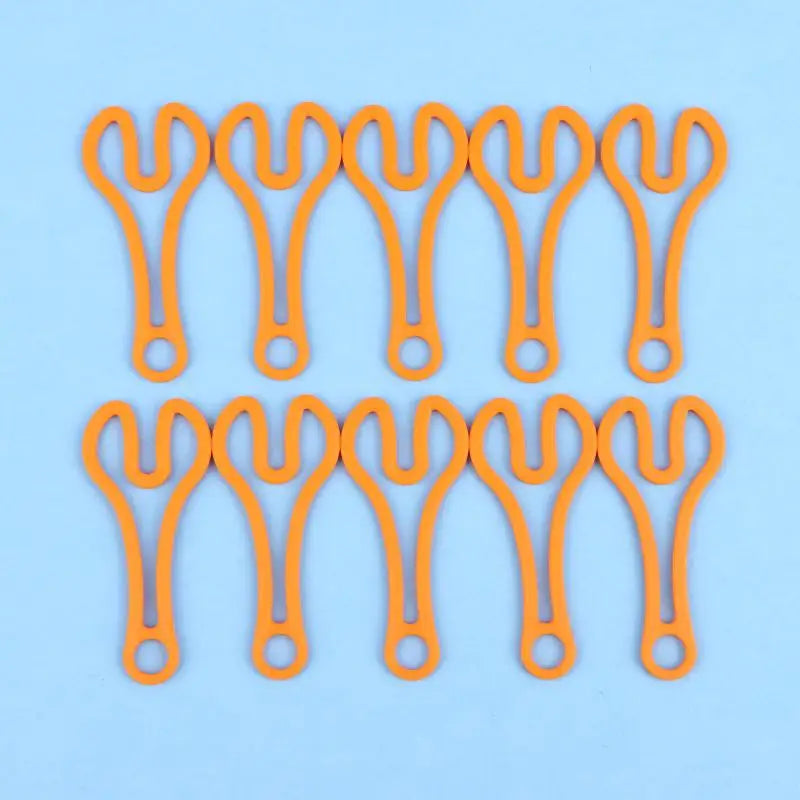 10Pcs Shopping Cart Token Keychain - Supermarket Trolley Unlocking Tool 3D Printed Portable & Reusable Compact Sturdy Design. Qme A3 Orange 10PCS
