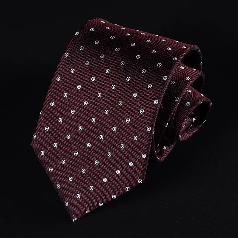 100 Real Silk Tie Men's Business Banquet Formal Shirt Accessories Qme RT9