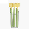 Magnetic Storage Box Reusable Bag Sealer Home Tools Tulip Seal Clips Qme Yellow