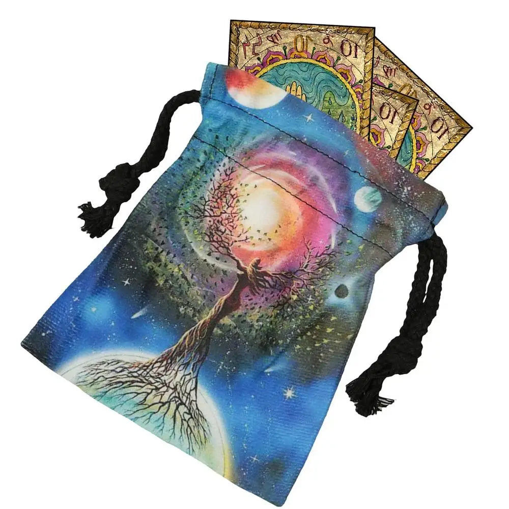 Tarot Bags Pouches Drawstring Dice Bag Card Storage Digital Printing Qme 4 China Mainland