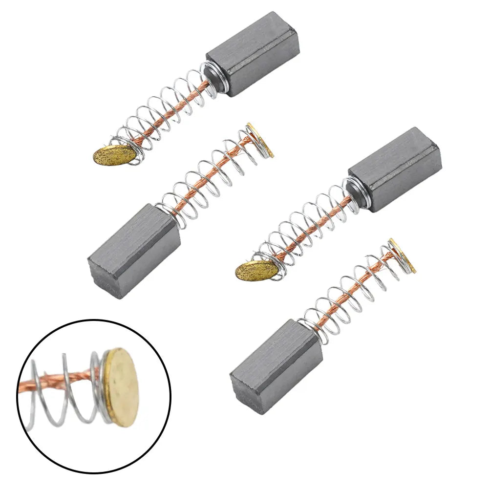 4pcs Carbon Brushes Spare Parts Mini Drill Electric Grinder Replacement For Electric Motors 10mm X 5 X 5mm Power Transmission Qme Default Title