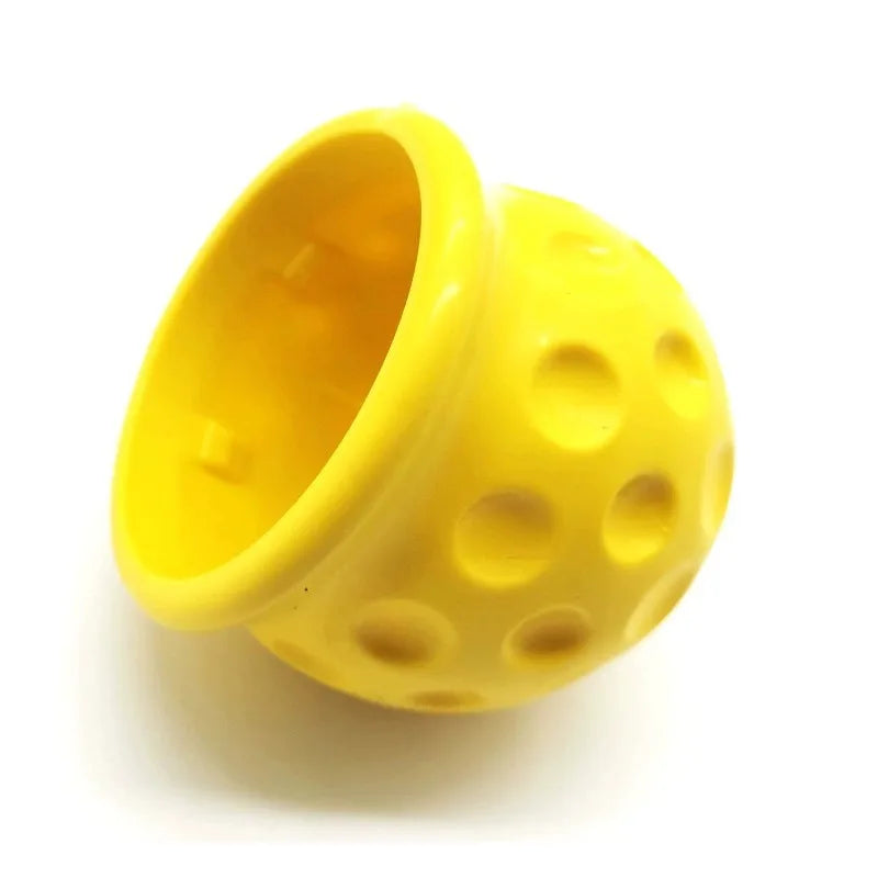 Brand New 50MM Tow Bar Ball Cover Cap Trailer Ball Cover Tow Bar Cap Universal Hitch Trailer Towball Protect Car Accessories Qme YELLOW
