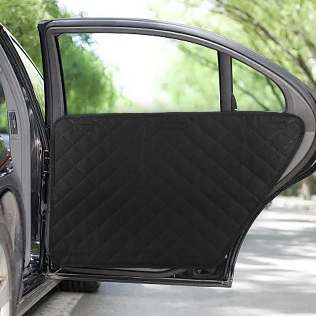 2 Pcs Waterproof Car Door Cover Pet Anti-Scratch Car Interior Cover Washable Car Door Protect Mats for Car SUV Truck Dog Travel Qme