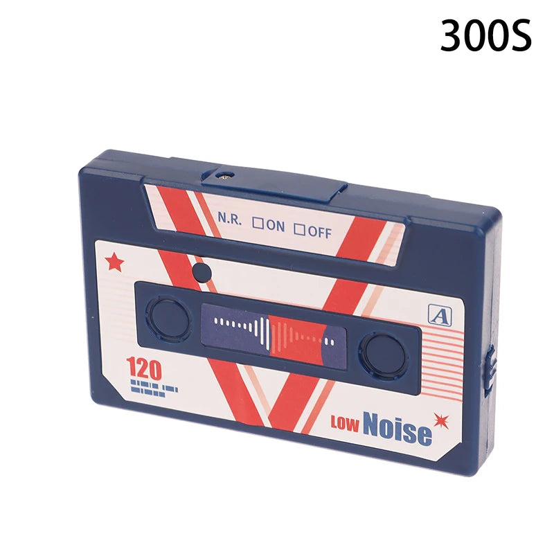 Creative Plastic Voice Recording Cassette Tape 60/300 Seconds Voice Recorder Greeting Card Small gifts Qme style 19
