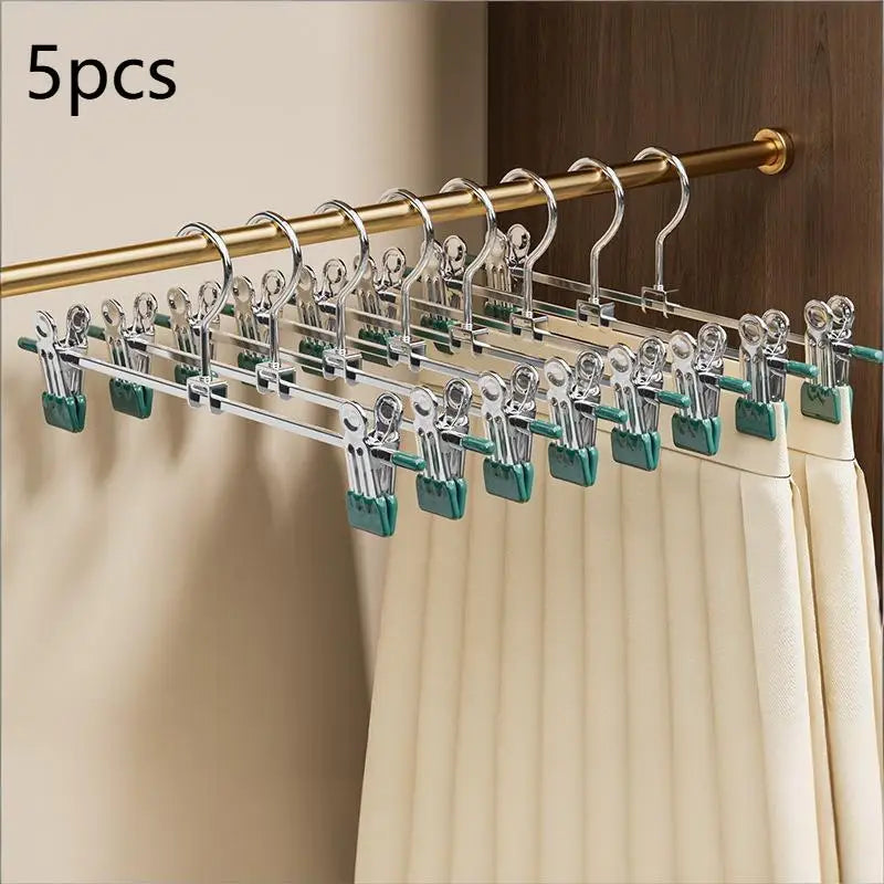 Metal Windproof Hanger Clothes Home Pants Coat Non-slip Drying Qme A5