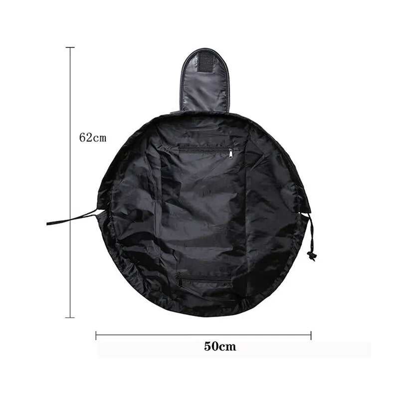 50X62CM Drawstring Elastic Makeup Storage Bag Women Portable Travel Black Large Capacity Portables Handbag Storage-Bags Trendy Qme