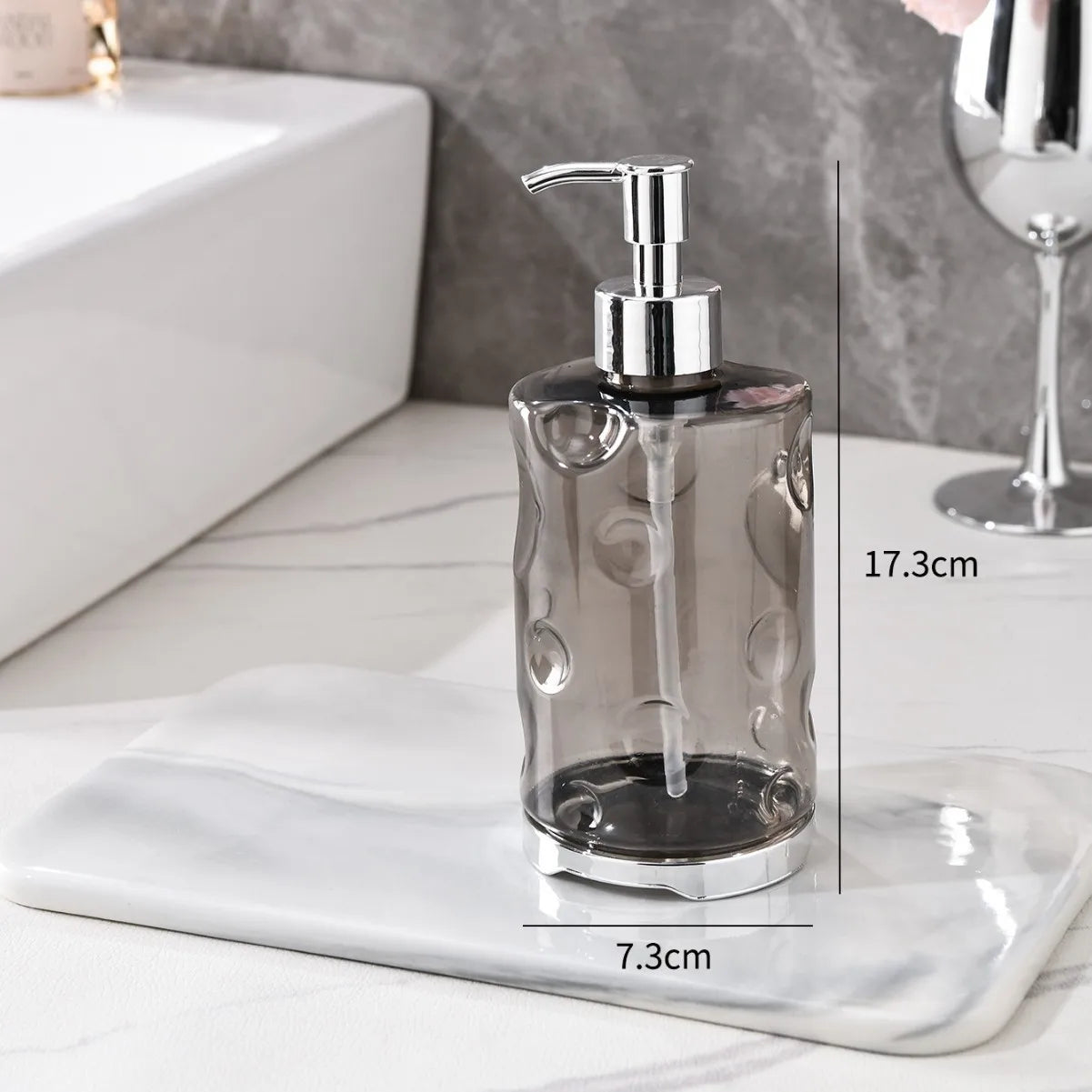 2-Piece Press-type Travel Dispenser Bottle Foaming Bathroom Shampoo