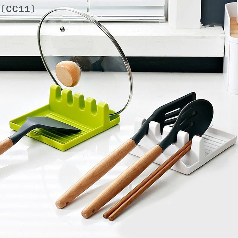 CC11Pot Lid Holder Mat Multi-function Heat Resistant Drying Pad Qme
