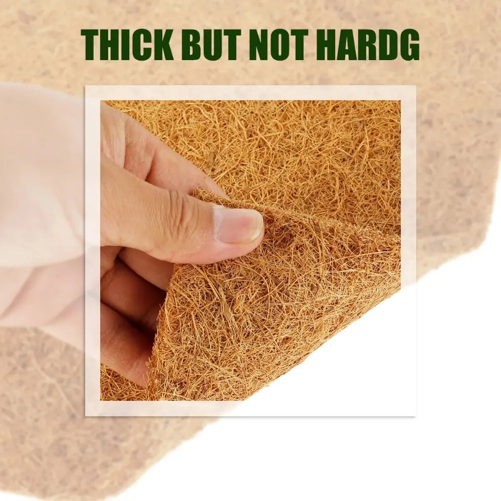 Chicken Nesting Pads Natural Eco-Friendly Coconut Coir & Palm Hens Bedding Mats Reusable Chicken Nesting Mats for Egg Laying Qme