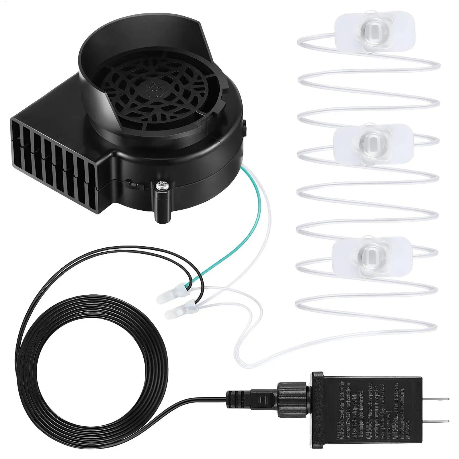 Inflatable Air Blower Fan 12V christmas Inflatables Blower Fan with LED Light String Replacement Decoration Blowing Machine Qme