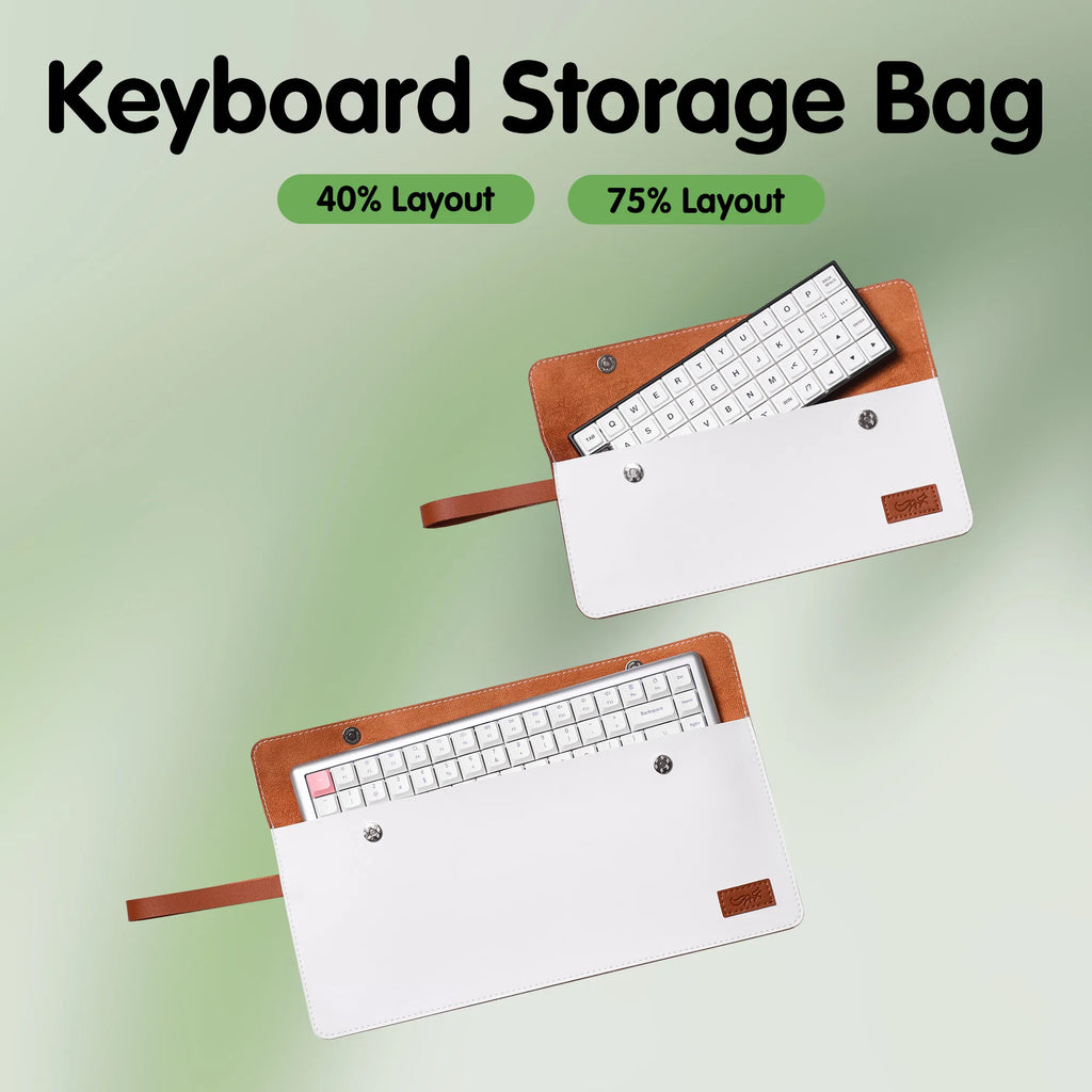 Chosfox Dustproof Portable Keyboard Storage Bags Large Capacity Mechanical Keyboard Bag 40%/75% Waterproof Protective Bags Qme