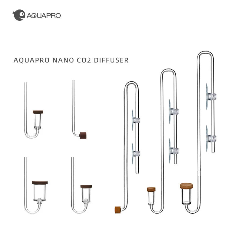 Aquarium CO2 Diffuser Fish Tank Bubble Mini Counter Accessories Sprayer Equipment Akvarium Filter Terrarium Marine Goods Tools Qme