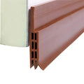 1-4pcs Door Dust Stopper Seal Strip 1m TPE Self-adhesive Door Under Gap Weather Strip Acoustic Foam 5 Colors Anti Draft Tape Qme Brown 2pcs