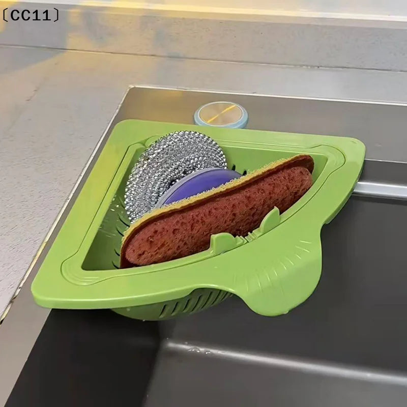 Drain Basket Sink Strainer Handle Food Slag Kitchen Supplies Trap Qme