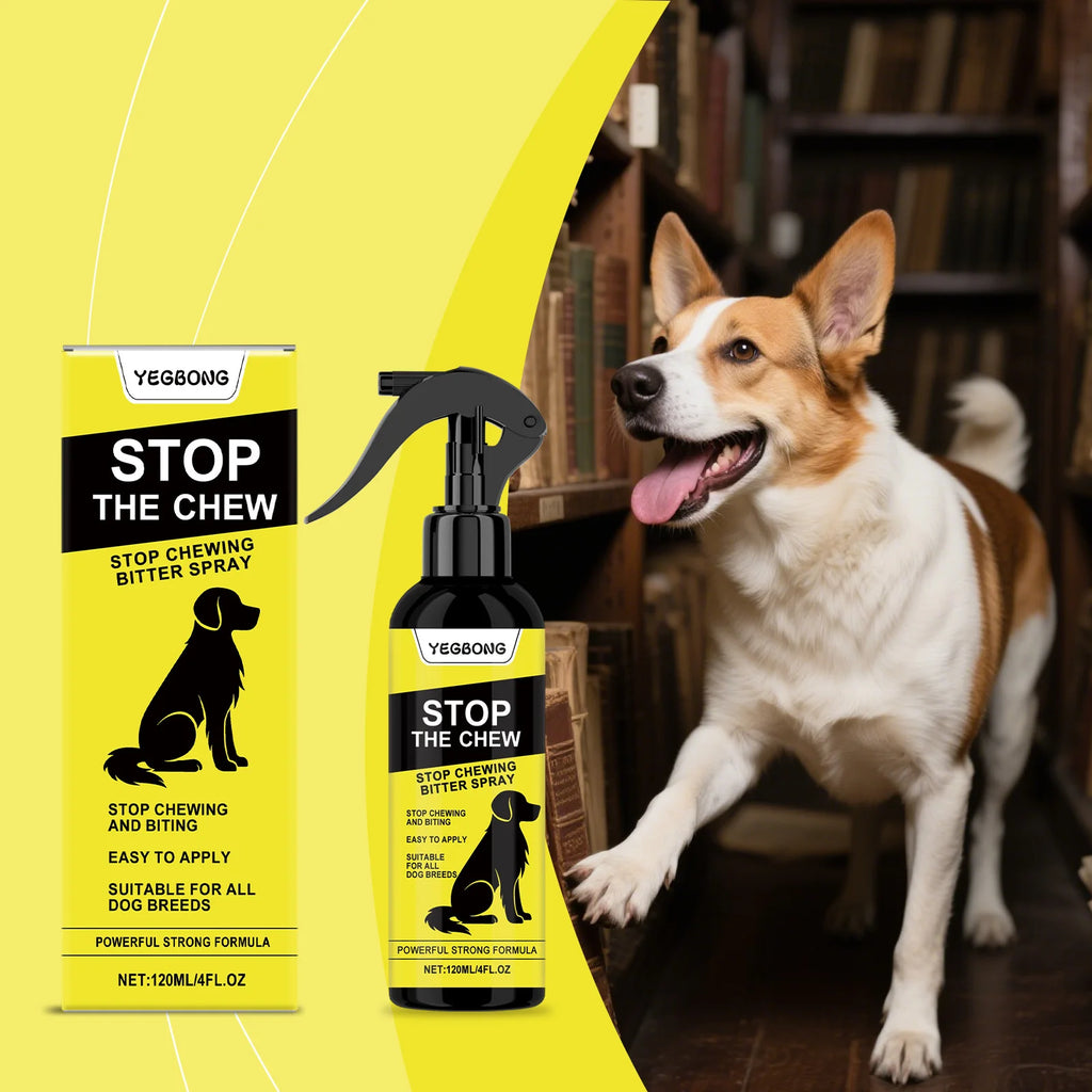 Dog Anti Chewing Spray Reduce Biting Furniture Behavior Develop Good Habits Prevent Licking Wounds Pet Stop Chewing Bitter Spray Qme