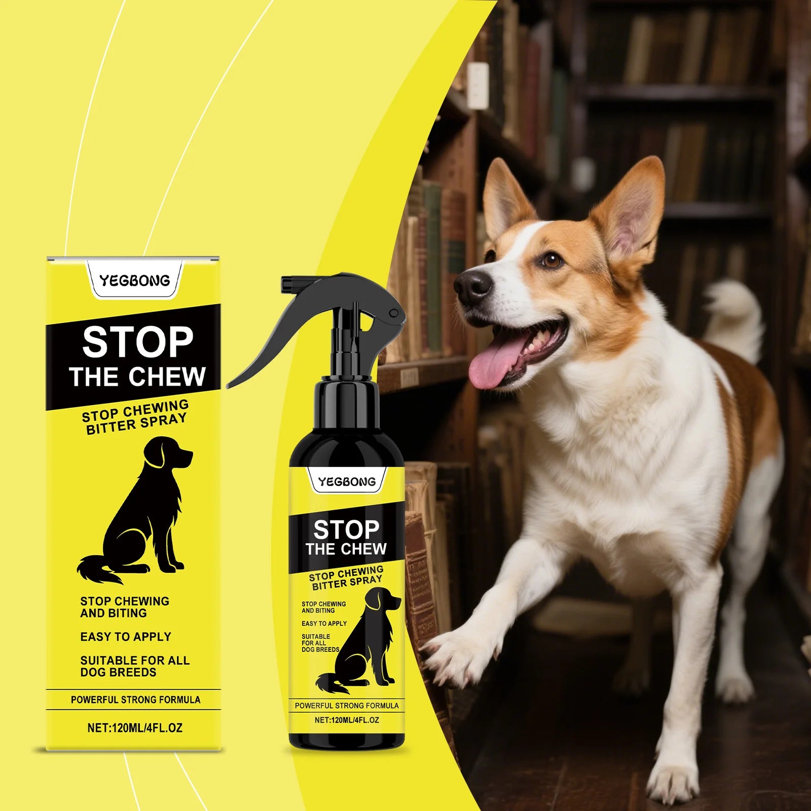 Dog Anti Chewing Spray Reduce Biting Furniture Behavior Develop Good Habits Prevent Licking Wounds Pet Stop Chewing Bitter Spray Qme