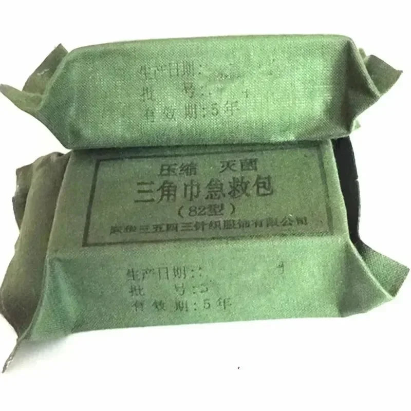 First Aid Kits for Outdoor Emergency, Camping Emergency, 82 Type Triangle Stretch Compression and Sterilization Qme Triangle bandage