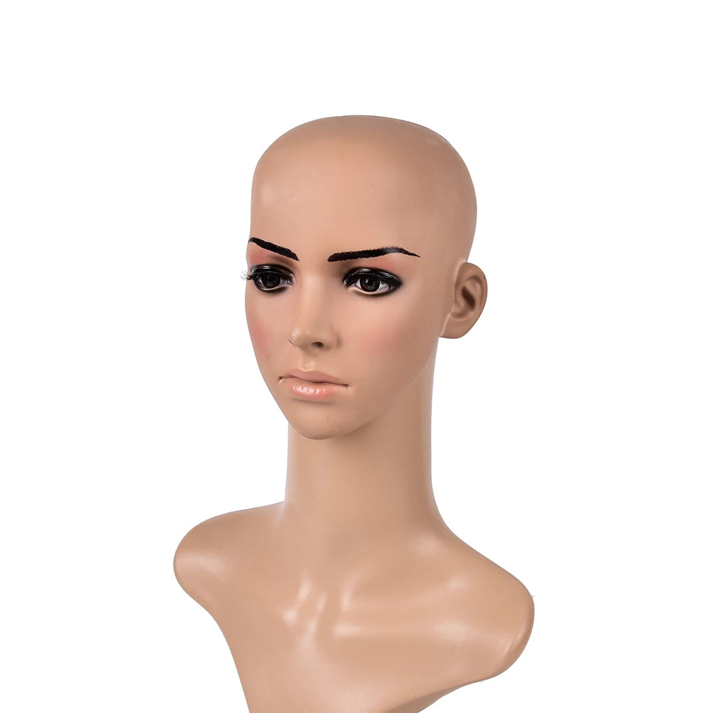 Unisex Bald Head Wig Cap Rubber Skinhead Fake Latex Flesh Skin Qme