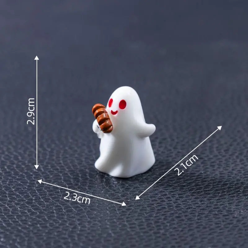 Halloween Miniature FigurineHouse Chair Halloween Mini Resin Cartoon Scary Statue Party Ornaments Qme A15