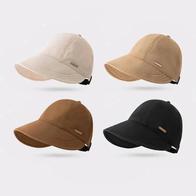 Women's Wide-brimmed Sun Hat Quick-drying Waterproof Can Be Worn Over Qme