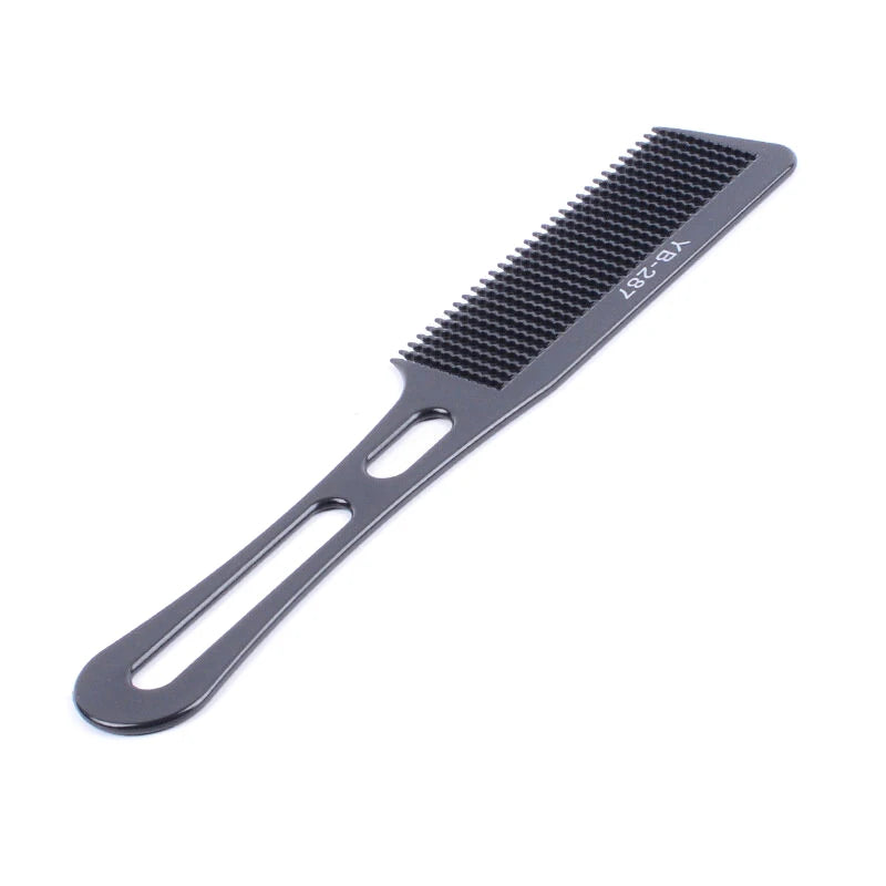 Professional Salon Barber Hair Clipper Accessories Flat Head Cut Comb Qme