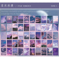 50sheets 50 Patterns Washi Paper Ins Stickers Book Aesthetic Scenery Sticker for Scrapbooking Journals Album Diary DIY Paers Qme 17