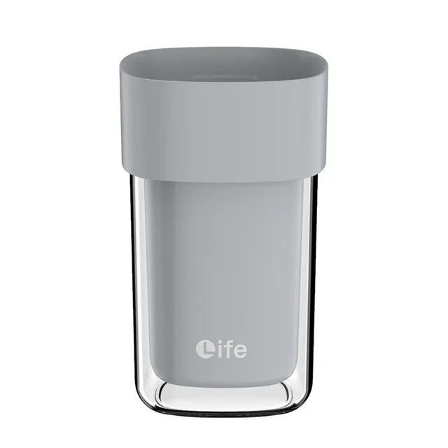 Clear Toothpaste Toothbrush Holder With Wash Cup Travel Portable Toothpaste Toothbrush Multifunctional Storage Box Protect Cover Qme grey
